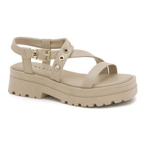 Sandália Papete Almond Ramarim 2538201-3