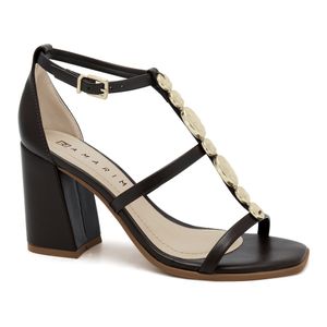 Sandália Salto Bloco Stout Ramarim 2541207-1