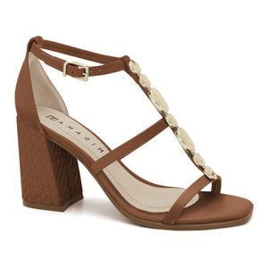 Sandália Salto Bloco Toffe Ramarim 2541207-5