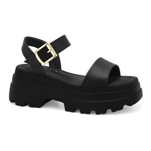 Sandália Tratorada Preta Ramarim 2542202-5