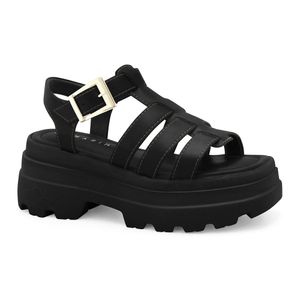 Sandália Tratorada Preta Ramarim 2542203-5