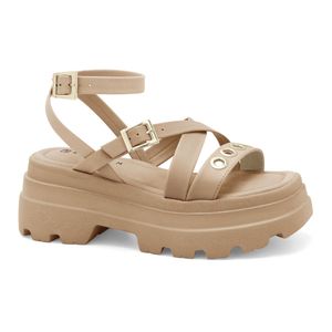 Sandália Tratorada Caqui Ramarim 2542204-6