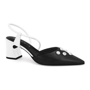 Slingback Branco/Preto Ramarim 2516133-1