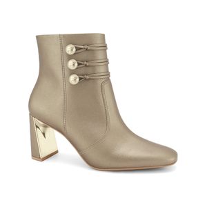 Bota Cano Curto Dourada Ramarim 2560103-1