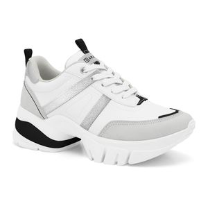 Tênis Branco/Prata/Preto Chunky Ramarim 2480205-1