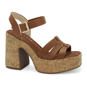 Sandália Salto Bloco Toffe Ramarim 2535204-1