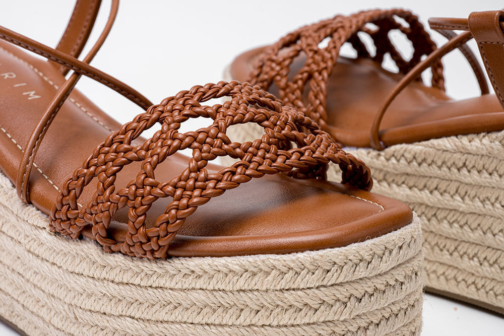 Sandália Salto Anabela Toffe Ramarim Marketplace