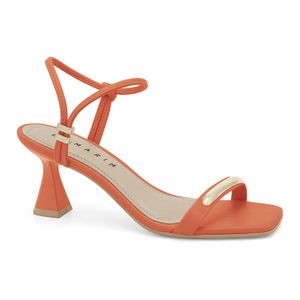 Sandália Salto Fino Coral Ramarim 2532204-1