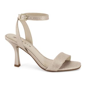 Sandália Salto Fino Dourada Ramarim 2526201-1