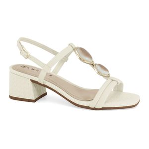 Sandália Salto Médio Coconut Ramarim 2530207-1