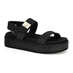 Sandália Papete Preta Ramarim 2443206-13