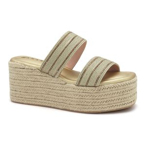 Tamanco Anabela Dourado Ramarim  2536205-1