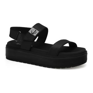 Sandália Flatform Feminina Preta Ramarim 2443206-15
