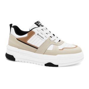 Tênis Casual Branco/Bege Ramarim 2694102-1