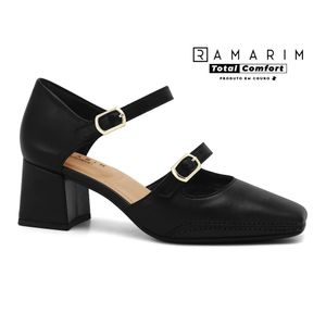 Scarpin Couro Preto Ramarim 2668135-1