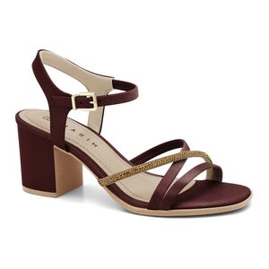 Sandália Salto Bloco Malbec Ramarim 2431204-11